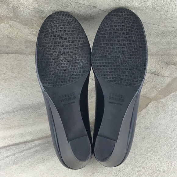 Stuart Weitzman Round Toe Wedge Pumps - Picture 6 of 8